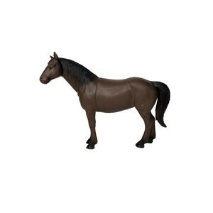 Imperial Toy Horse Figurine Brown Plastic Toy Animal Collectible Decor‎ Farm